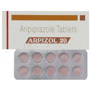 アリピゾル, アリピプラゾール 20MG錠 , Arpizol, (Sun pharma)