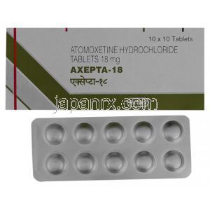アクセプタ, アトモキセチン18mg