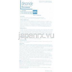 デソニド （デソウェン ジェネリック）, Desiwen, 30ML, 0.05%  ローション (Galderma) 説明書1
