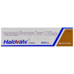 ハロベタソール（ウルトラベートジェネリック）, Halovate , 0.05% w/w 30gm クリーム (Gracewell) 箱