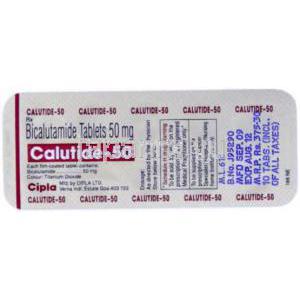 カルチド, ビカルタミド 50 mg 包装