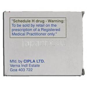 ジドビル,  ジドブジン 100mg カプセル (Cipla) 製造者情報