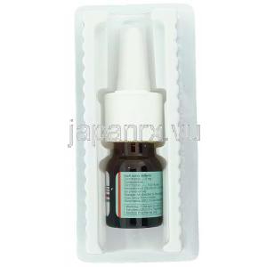 ゾルミストスプレー式点鼻薬, ゾルミトリプタン  5mg 0.7ml  点鼻液噴霧用 (Cipla) ボトル