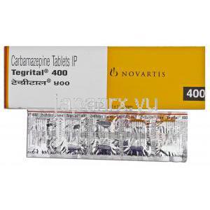 テグリタール,カルバマゼピン 400mg 錠 （ノバルティス社）