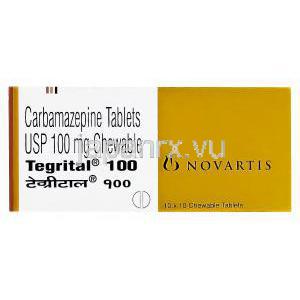 テグリタール,カルバマゼピン 錠　100mg　箱