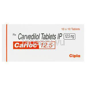 カーロック, カルベジロール 12.5mg　箱