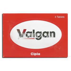 バルガン, バルガンシクロビル塩酸塩 450mg 錠 (Cipla) 箱