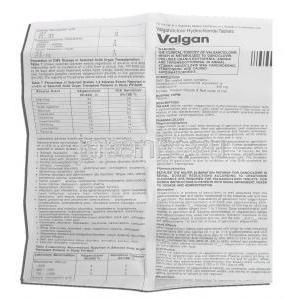 バルガン, バルガンシクロビル塩酸塩 450mg 錠 (Cipla) 情報シート