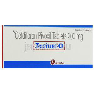 ゾスタム O, セフジトレンピボキシル, Zoustm-O,  200MG 錠 (Zuventus) 包装