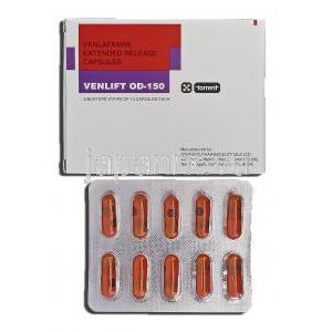 ベンリフト OD, ベンラファキシン XR 150mg, カプセル