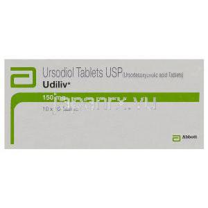ウディリブ, ウルソジオール　150mg　箱
