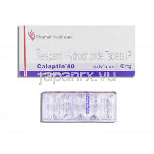 カラプチン, ベラパミル 40mg 錠 （Piramal）