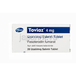 トビエース，フェソテロジン 4mg　箱