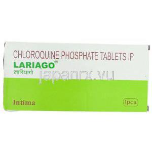 ラリアゴ, クロロキン 250mg 錠 (IPCA Laboratories) 箱
