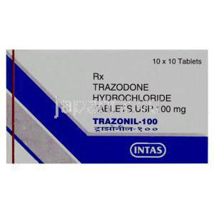 トラゾニル, 塩酸トラゾドン  100 mg