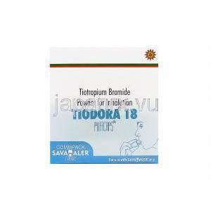 チオドラ 18, 臭化チオトロピウム 18mcg　箱