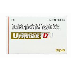 ユリマックスＤ, 塩酸タムスロシン／デュタステライド  0.4mg/0.5mg　箱