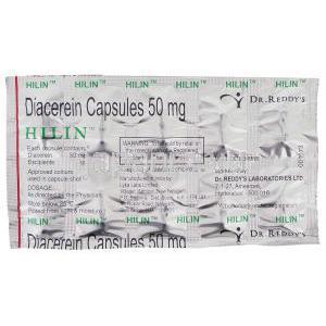 ヒリン, ジアセレイン 50 mg 包装