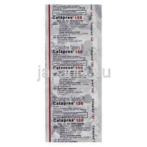 カタプレス, クロニジン 150mcg 錠 (Boehringer Ingelheim) 包装