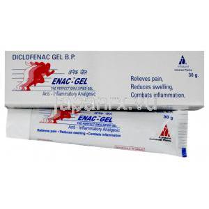 ジクロフェナク （ジェネリック・ボルタレン）, Voveran Emulgel, 1% 30gm ゲル (NOVARTIS)