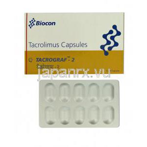 タクログラフ, タクロリムス水和物, 2mg, 錠