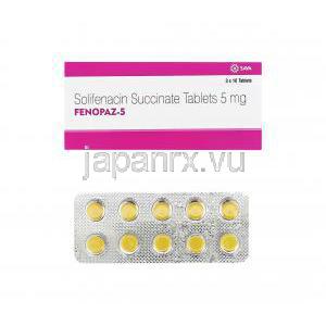 フフェノパズ, ソリフェナシンコハク酸 5mg