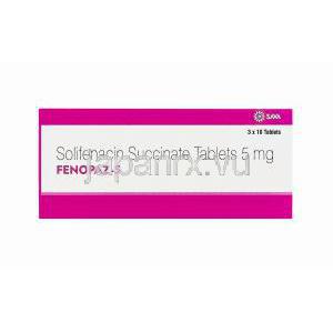 フェノパズ, ソリフェナシンコハク酸 5mg　箱