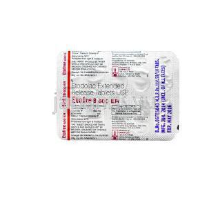 エトフリー 600 ER, ロヂンジェネリック,　エトドラク600mg 徐放性錠　シート　情報