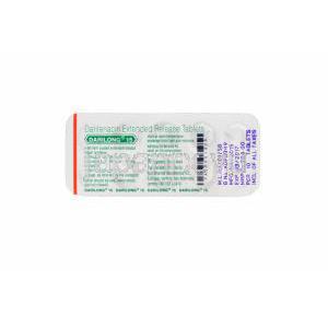 ダリロン　15,　エナブレックスジェネリック,　ダリフェナシン 15mg 徐放性錠　シート