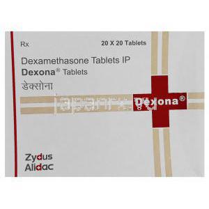 デキサメタゾン(コルソン / レナデックス ジェネリック). Dexona, 0.5 mg 錠 (Cadila)