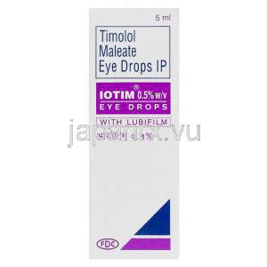 イオチム  Iotim, マレイン酸チモロール, 0.5% 5ml 点眼薬 （FDC） 箱