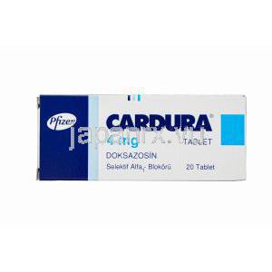 カルデュラ，ドキサゾシン 4mg　箱