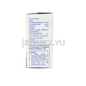 シーナック点眼薬,カルボキシメチルセルロース 3mg  /N-アセチルカルノシン 1% 目薬 10ml 箱　成
