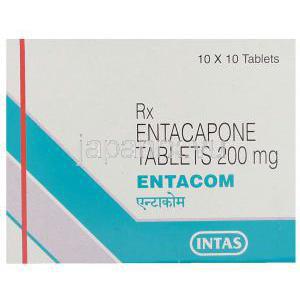 エンタコム, エンタカポン 200mg 錠 箱
