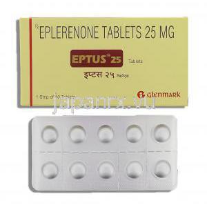 エプタス, エプレレノン 25mg 錠 (Glenmark)