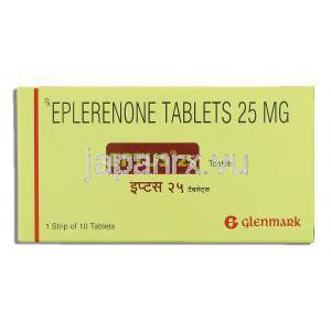 エプタス, エプレレノン 25mg 錠 (Glenmark) 箱