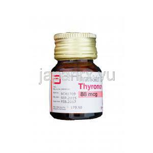 チロノーム, シンスロイドジェネリック,サイロキシンナトリウム 88mcg 瓶　一群