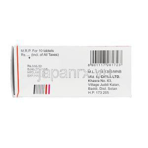 ケトシップ,ニゾラールジェネリック,ケトコナゾール 200mg　箱　製造元： Cipla