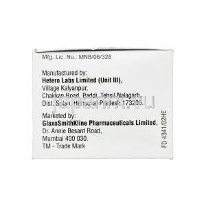 アンジオテック,　ラノラジン　500mg 徐放性錠　箱　製造元