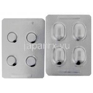 リザクト, 安息香酸リザトリプタン 5gm / 10mg 錠 (Protec) 包装