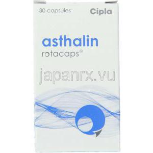 アスタリン, サルブタモール 200mcg 吸入用カプセル (Cipla) 箱