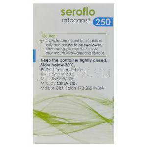 セロフロ, ジェネリックセレタイド、サルメテロール50mcg／　プロピオン酸フルチカゾン