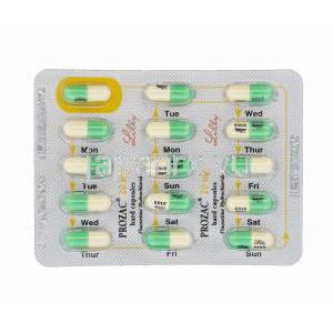 プロザック,フルオキセチン 20mg  ハードカプセル　シート
