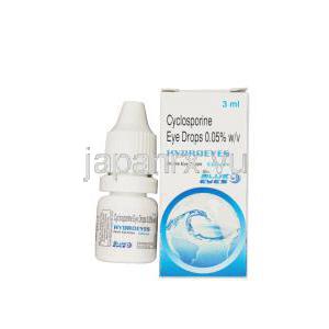 ハイドロアイズ，レスタシスジェネリック,　シクロスポリン目薬 0.05% 3ml