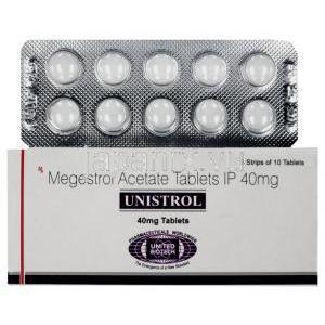 ジェネリック・メゲース、Endace, 酢酸メゲストロール 40MG錠 (Samarth Pharma) 包装