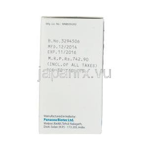 フォスベイト-500, フォスレノールジェネリック，炭酸ランタン　500mg チュアブル錠　箱　