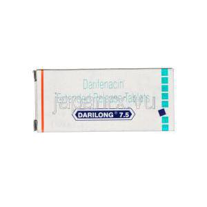 ダリロン 7.5（エナブレックスジェネリック） ダリフェナシン 7.5mg　徐放性錠　箱
