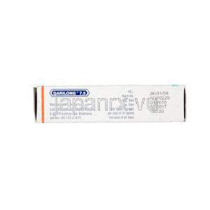 ダリロン 7.5（エナブレックスジェネリック） ダリフェナシン 7.5mg　徐放性錠　箱　製造