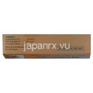 エリスロマイシン, Okamycin 0.3% 15gm クリーム (Cipla) 成分