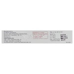 メトロニダゾール Metrogyl 30 gm ゲル  Lear Pharma 製造業者